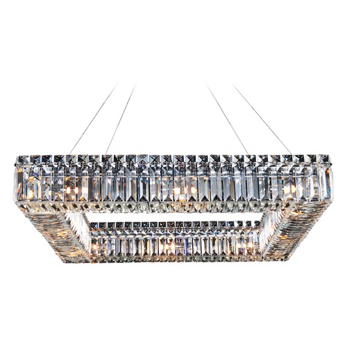 Allegri Lighting Quadro 26in Square Pendant 11711-010-FR001