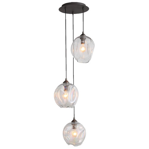 Sonoma Ave. Dark Bronze Multi-Light Pendant by Avenue Lighting