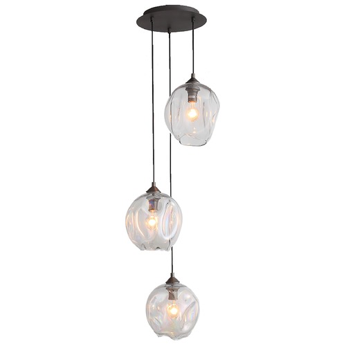 Avenue Lighting Sonoma Ave. Dark Bronze Multi-Light Pendant by Avenue Lighting HF8143-DBZ-CL