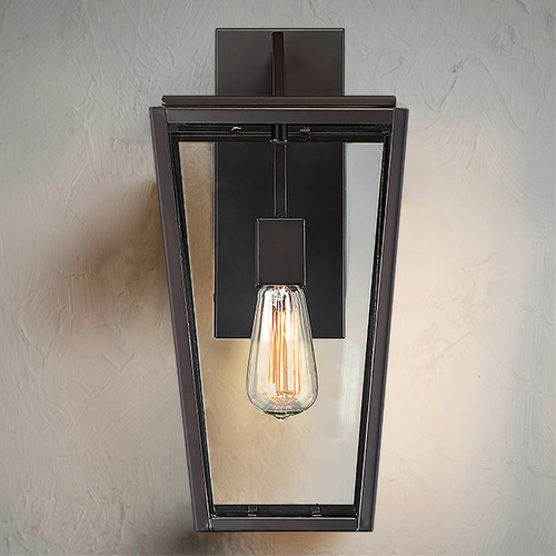 Milton 16.50-Inch Outdoor Wall Light in English Bronze by Savoy House