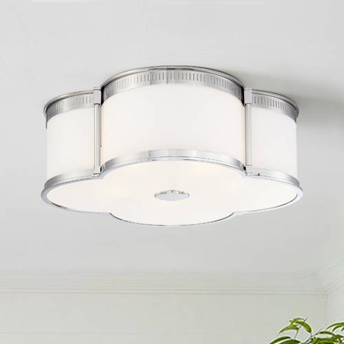 Polished Nickel LED Flush Mount by Minka Lavery