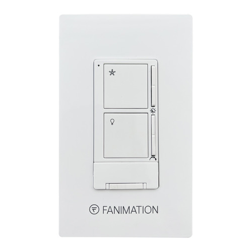 Kwartet 3-Speed CCT Fan & Downlight Wall Control by Fanimation Fans