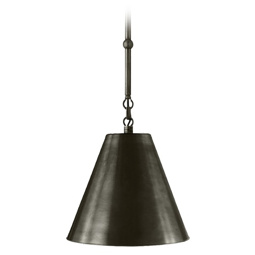 Thomas OBrien Goodman Pendant in Bronze by Visual Comfort Signature