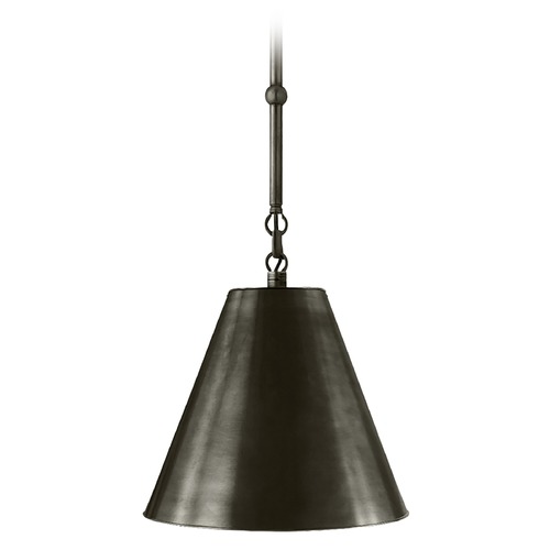 Visual Comfort Signature Collection Thomas OBrien Goodman Pendant in Bronze by Visual Comfort Signature TOB5089BZBZ