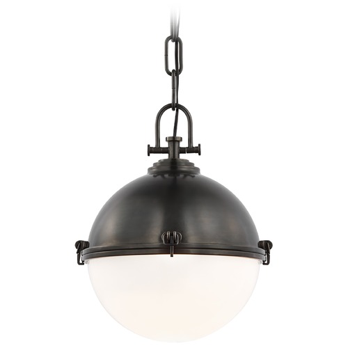 Visual Comfort Signature Collection Chapman & Myers Adrian Large Globe Pendant in Bronze by Visual Comfort Signature CHC5490BZWG