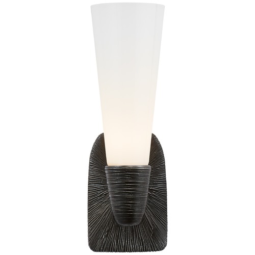 Kelly Wearstler Utopia Bath Sconce in Aged Iron by Visual Comfort Signature