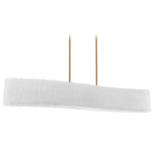 Modern Forms by WAC Lighting Rhiannon Aged Brass LED Linear Light by Modern Forms PD-70148-AB