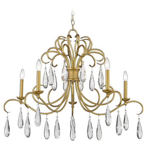 Z-Lite Amara Gilded Gold Crystal Chandelier