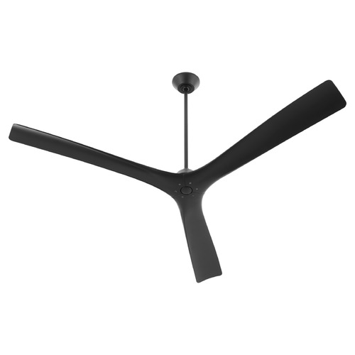 Oxygen Mecca Black Ceiling Fan Without Light
