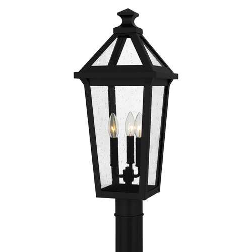 Quoizel Lighting Boulevard Matte Black Post Light