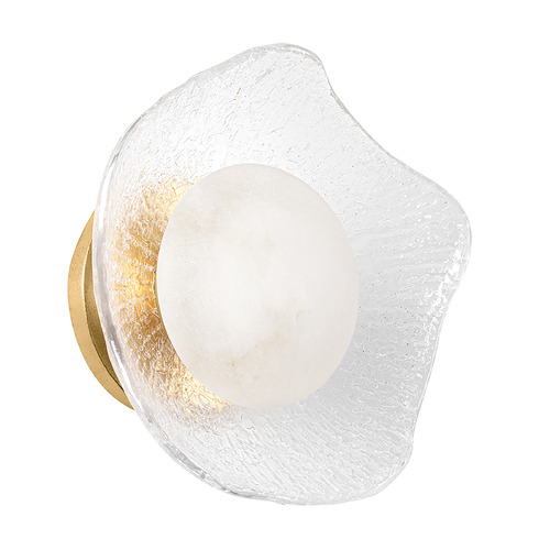 Corbett Lighting Almandine Vintage Gold Leaf LED Sconce