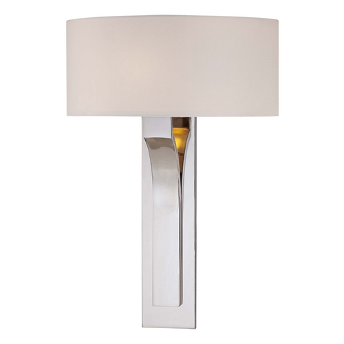 16.75-Inch Fluorescent Wall Sconce in Polished Nickel by George Kovacs