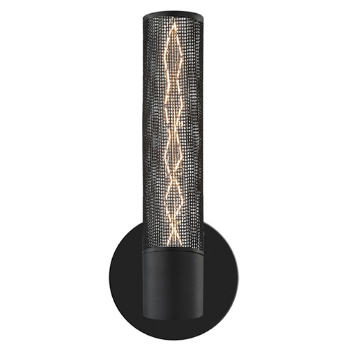 Sonneman Lighting Gotham Textured Black Sconce by Sonneman Lighting 4942.97