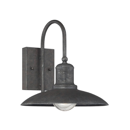 Mica 11-Inch Outdoor Wall Light in Artisan Rust by Savoy House