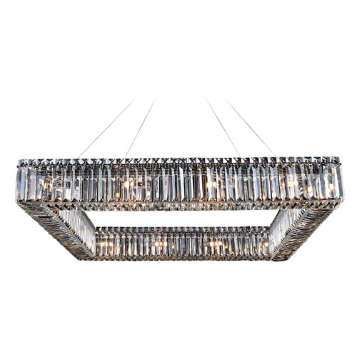 Allegri Lighting Quadro 35in Square Pendant 11712-010-FR001