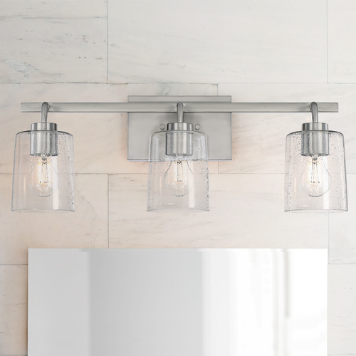 Greyson 25-Inch Brushed Nickel Bath Light by HomePlace by Capital Lighting