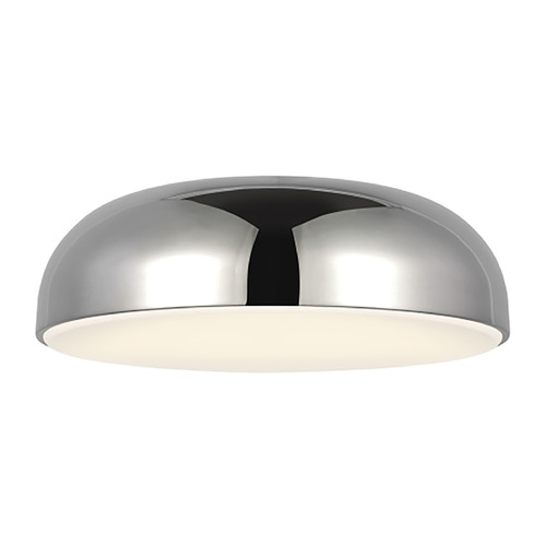 Visual Comfort Modern Collection Sean Lavin Kosa 13-Inch 277 LED Flush Mount in Nickel by Visual Comfort Modern 700FMKOSA13N-LED930-277