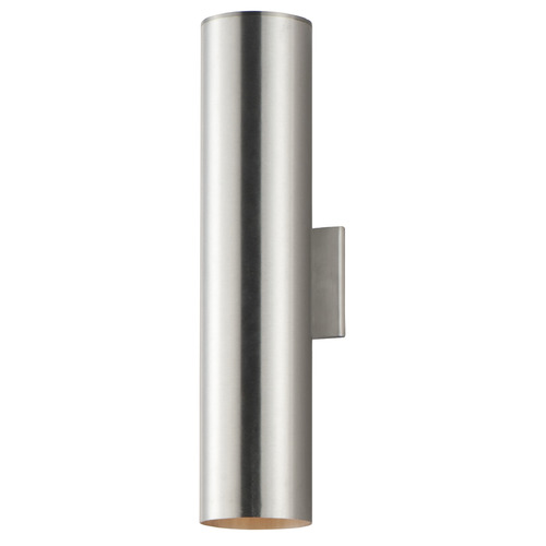 Maxim Lighting Outpost Brushed Aluminum Outdoor Wall Light