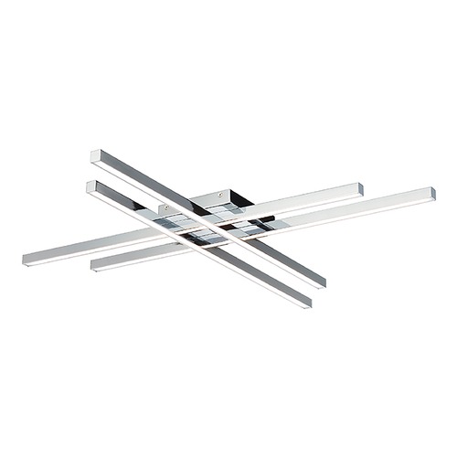 Parallax 32-Inch LED Flush Mount in Chrome 3CCT by WAC Lighting