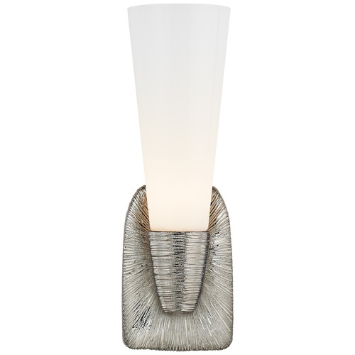 Visual Comfort Signature Collection Kelly Wearstler Utopia Bath Sconce in Nickel by Visual Comfort Signature KW2043PNWG