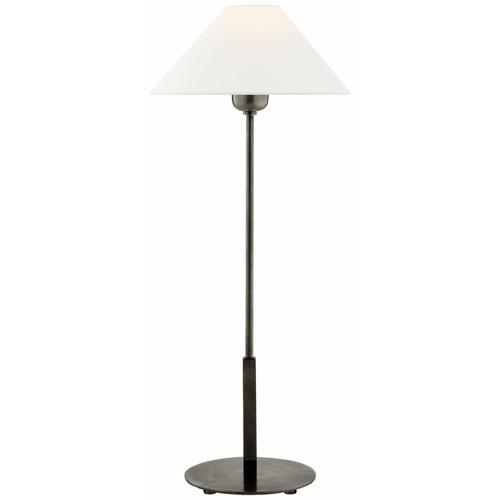 Visual Comfort Signature Collection Hackney Bronze Table Lamp with Coolie Shade