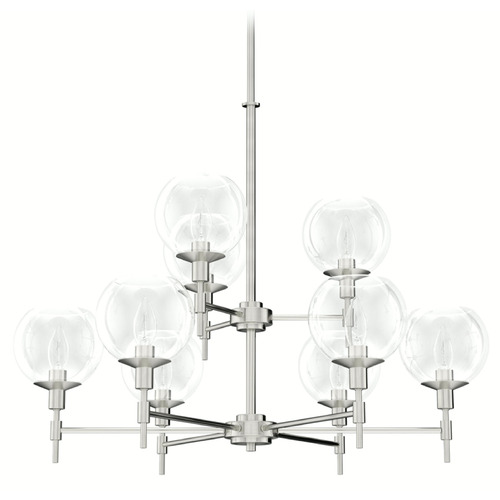 Xidane Brushed Nickel Chandelier by Hunter Fan Company