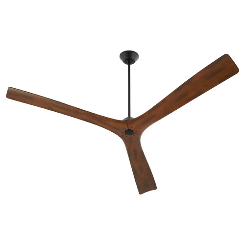 Oxygen Mecca Black Ceiling Fan Without Light