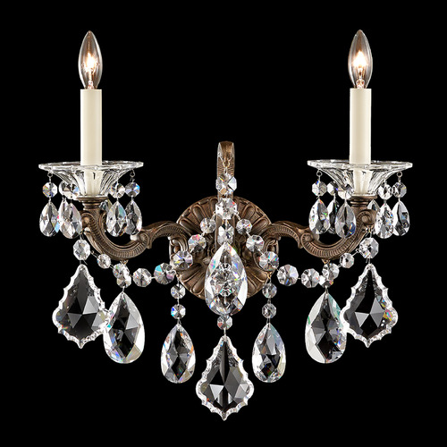 Schonbek Worldwide Lighting La Scala Heirloom Bronze Sconce