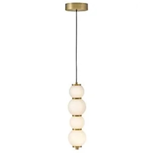 Trigo 24.75-Inch High LED Mini Pendant in Brass by Hinkley Lighting