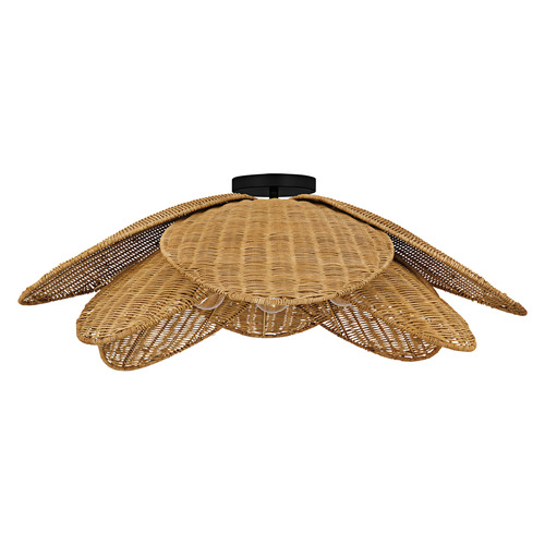 Quoizel Lighting Quoizel Lighting Willa Matte Black Semi-Flushmount Light WLL1730MBK