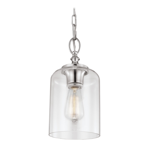 Hounslow Pendant in Polished Nickel by Visual Comfort Studio