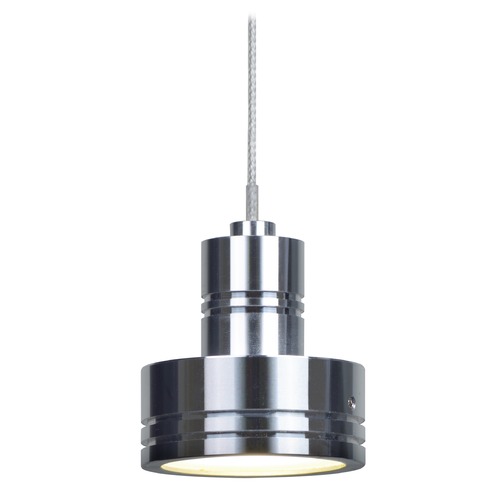 Besa Lighting Sputnik Satin Nickel Mini-Pendant Light with Cylindrical Shade