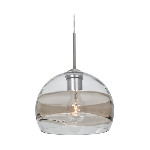 Besa Lighting Besa Lighting Spirit Satin Nickel Pendant Light 1JT-SPIR8SC-SN