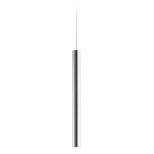 Flute 12-Inch LED Pendant in Polished Chrome by ET2 Lighting