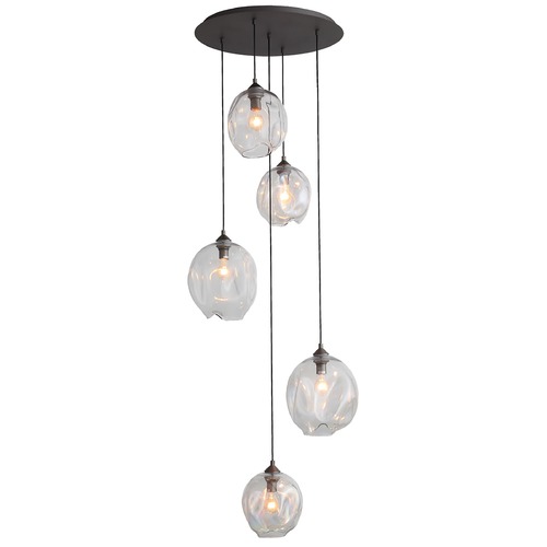Sonoma Ave. Dark Bronze Multi-Light Pendant by Avenue Lighting