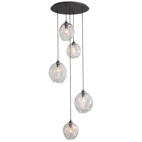 Avenue Lighting Sonoma Ave. Dark Bronze Multi-Light Pendant by Avenue Lighting HF8145-DBZ-CL