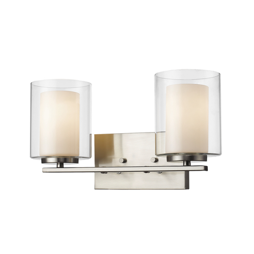 Willow Brushed Nickel Bathroom Light by Z-Lite