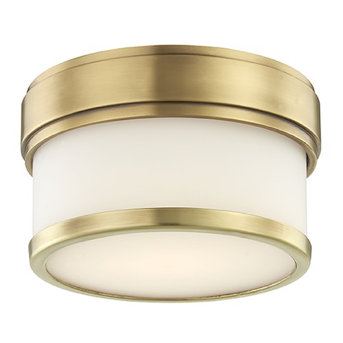 Hudson Valley Lighting Hudson Valley Lighting Gemma Aged Brass LED Flushmount Light 1420-AGB