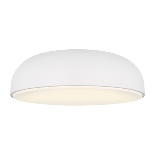 Sean Lavin Kosa 13-Inch LED Flush Mount in White by Visual Comfort Modern