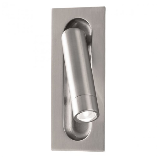 Scope Brushed Nickel LED Switched Sconce by WAC Lighting