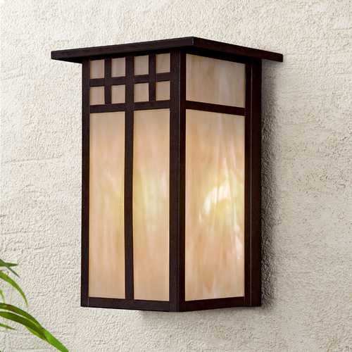 Minka Lavery Scottsdale II Textured French Bronze Outdoor Wall Light by Minka Lavery 8602-A179