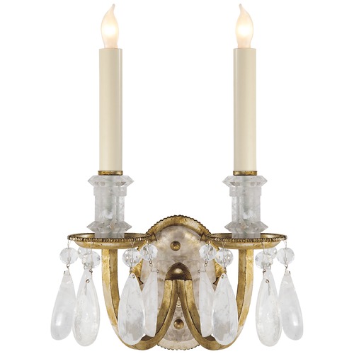 Visual Comfort Signature Collection Thomas OBrien ElizAbeth Sconce in Gilded Iron by Visual Comfort Signature TOB2236GI