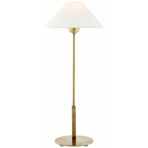 Visual Comfort Signature Collection Visual Comfort Signature Collection Hackney Hand-Rubbed Antique Brass Table Lamp with Coolie Shade SP3022HAB-L