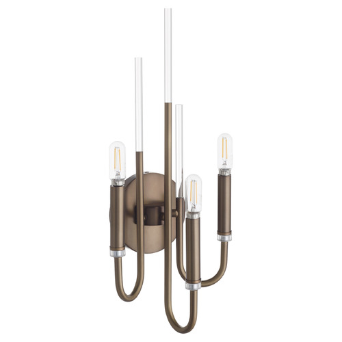 Quorum Lighting Summit Dark Brass Sconce by Quorum Lighting 5223-3-81