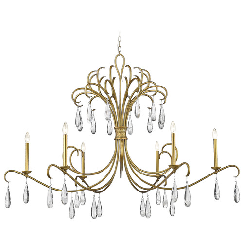 Z-Lite Amara Gilded Gold Crystal Chandelier