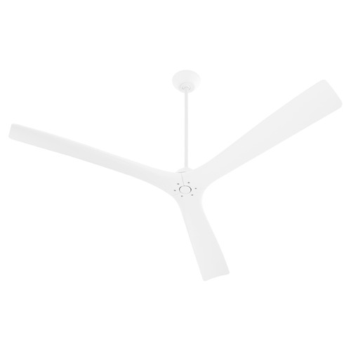 Oxygen Mecca White Ceiling Fan Without Light