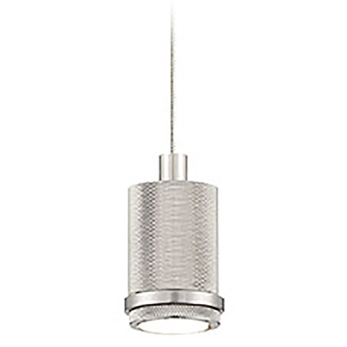 Access Lighting Port Nine Stark Brushed Steel LED Mini Pendant by Access Lighting 63139LEDD-BS