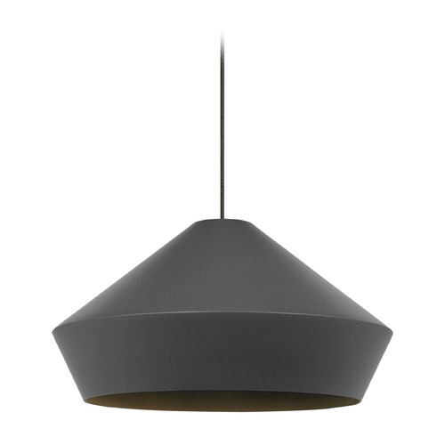 Visual Comfort Modern Collection Brummel Freejack Pendant in Bronze & Gray by Visual Comfort Modern 700FJBMLYZ