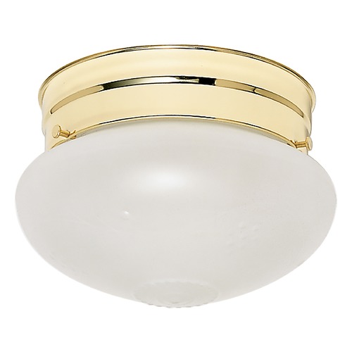Polished Brass Flush Mount by Nuvo Lighting