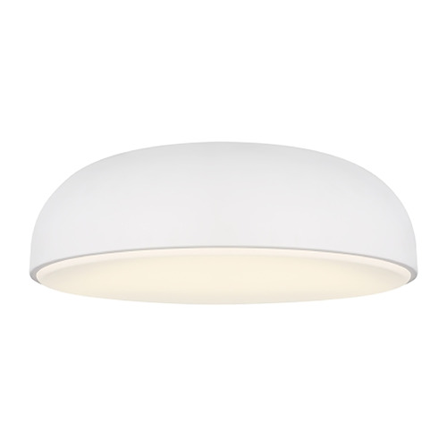 Visual Comfort Modern Collection Sean Lavin Kosa 13-Inch 277V LED Flush Mount in White by Visual Comfort Modern 700FMKOSA13W-LED930-277